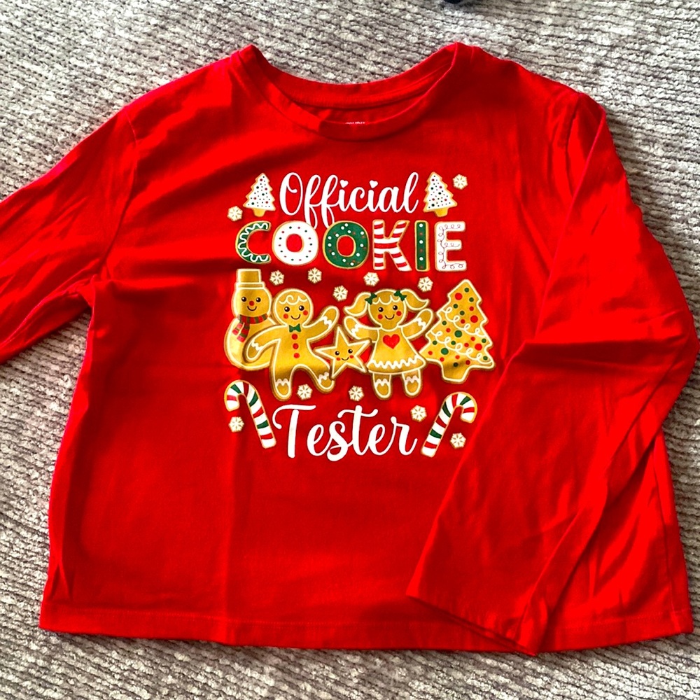 Kids long sleeve holiday top